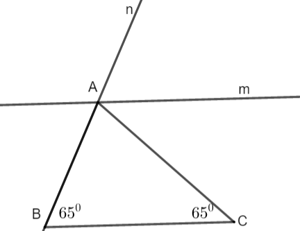 Tổng ba góc của một tam giác