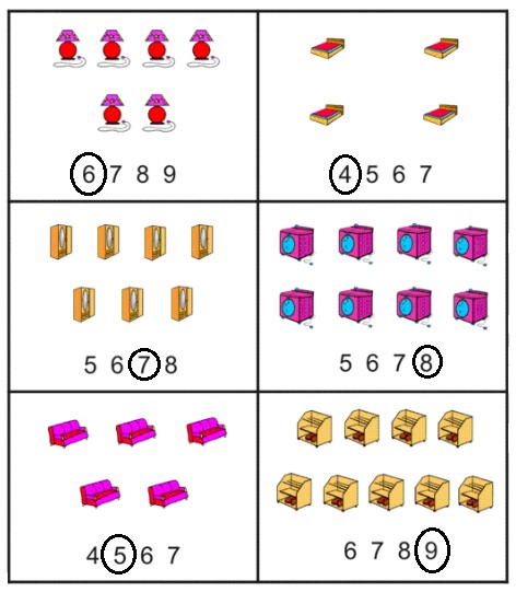 Đề thi học kì 1 lớp 1 môn Toán sách Chân trời sáng tạo năm học 2020 - 2021 Đề số 5