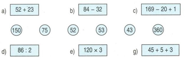 Bài 2 trang 78 Toán lớp 3