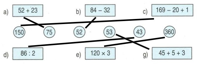 Bài 2 trang 78 Toán lớp 3