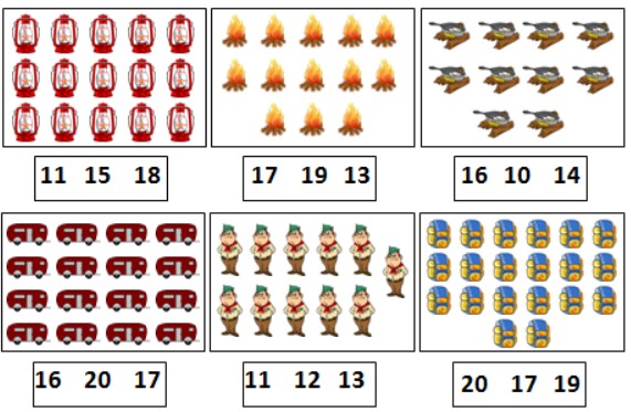 Phiếu bài tập cuối tuần lớp 1 môn Toán sách Chân trời Tuần 19