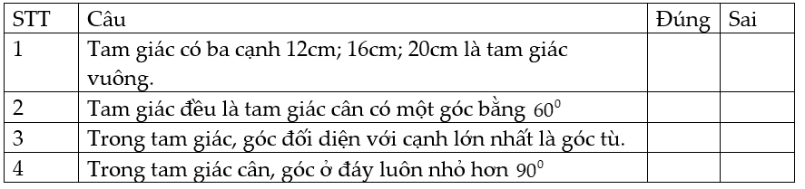 Đề kiểm tra giữa học kì 2 môn Toán lớp 7 năm học 2020 – 2021 Đề 2