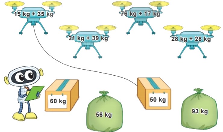 Bài 3 trang 77 Toán lớp 2 tập 1 SGK Kết nối tri thức với cuộc sống