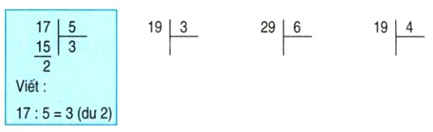 Bài 1 trang 29 Toán lớp 3