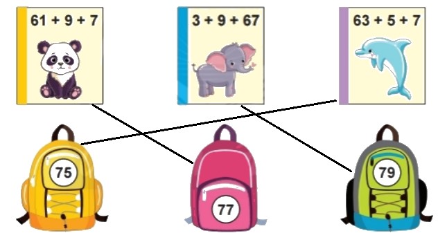 Bài 4 trang 87 Toán lớp 2 tập 1 SGK Chân trời sáng tạo