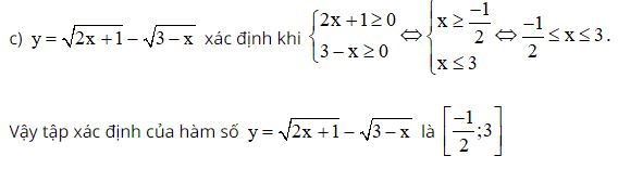 Toán 10 bài 1: Hàm số