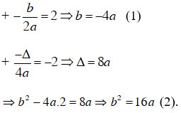 Toán 10 bài 3: Hàm số bậc hai
