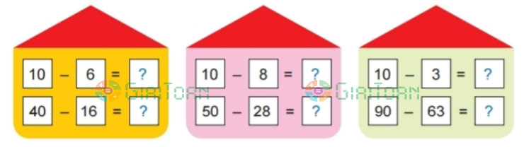 Bài 1 trang 92 Toán lớp 2 tập 1 SGK Chân trời sáng tạo