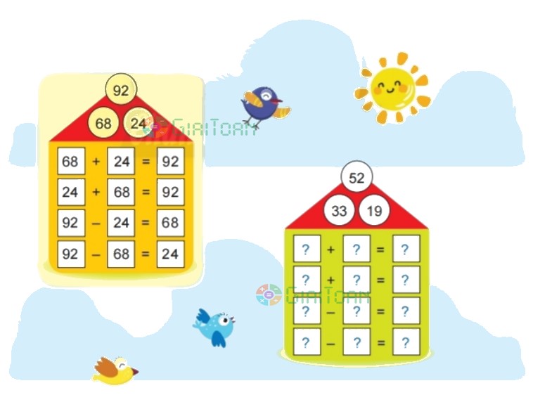 Bài 3 trang 94 Toán lớp 2 tập 1 SGK Chân trời sáng tạo