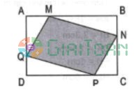 Cho hình H được tạo bởi hình bình hành và hình thoi như hình vẽ bên. Tính diện tích hình H trên.
