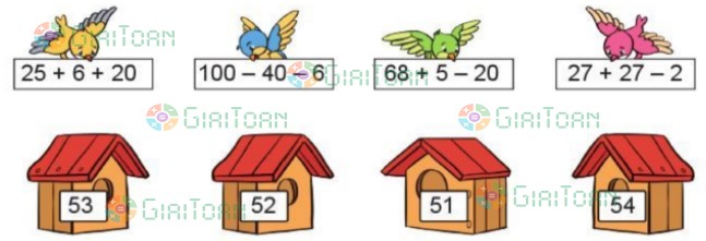 Bài 3 trang 74 Toán lớp 2 tập 1 SGK Cánh Diều