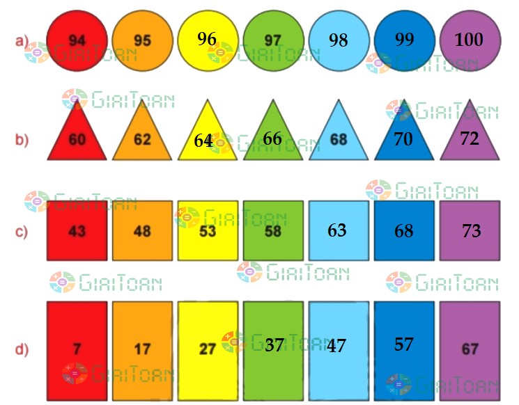 Bài 3 trang 116 Toán lớp 2 tập 1 SGK Chân trời sáng tạo