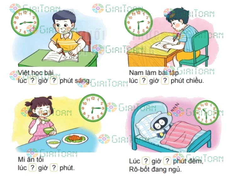 Bài 1 trang 114 Toán lớp 2 tập 1 SGK Kết nối tri thức với cuộc sống