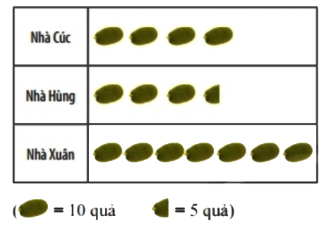 Bài 1 trang 120 Toán 6 tập 1 SGK Chân trời sáng tạo