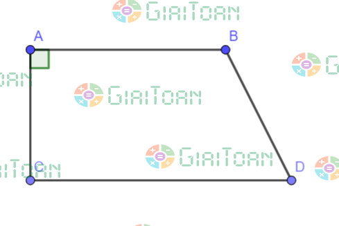 Tính chất hình thang vuông