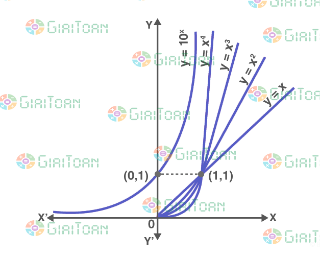 Tập xác định của hàm số mũ