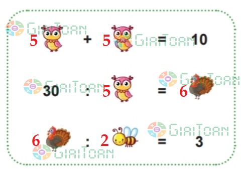 Bài 3 trang 26 Toán lớp 2 tập 2 SGK Chân trời sáng tạo