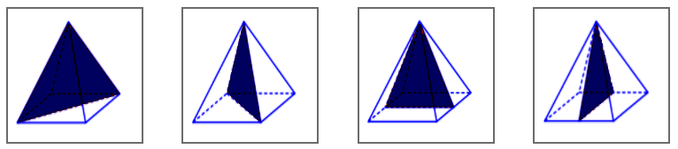 Hình chóp tứ giác đều có bao nhiêu mặt phẳng đối xứng?