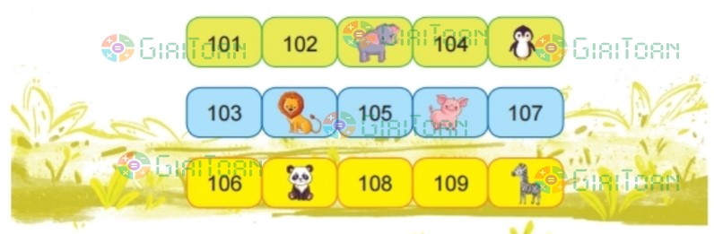 Bài 1 trang 43 Toán lớp 2 tập 2 SGK Chân trời sáng tạo