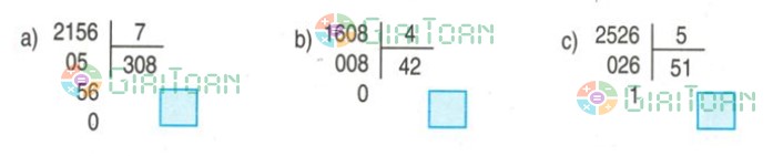 Bài 3 trang 119 Toán lớp 3