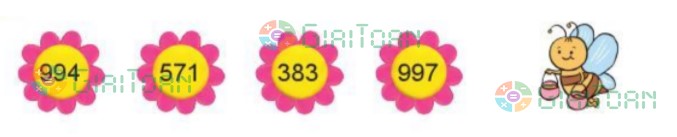 Bài 3 trang 54 Toán lớp 2 tập 2 SGK Cánh Diều