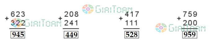 Bài 1 trang 58 Toán lớp 2 tập 2 SGK Cánh Diều