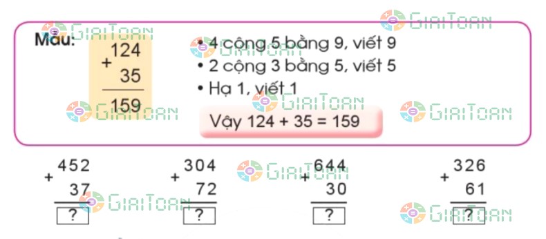 Bài 3 trang 59 Toán lớp 2 tập 2 SGK Cánh Diều