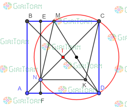 Chứng minh các điểm cùng nằm trên đường tròn
