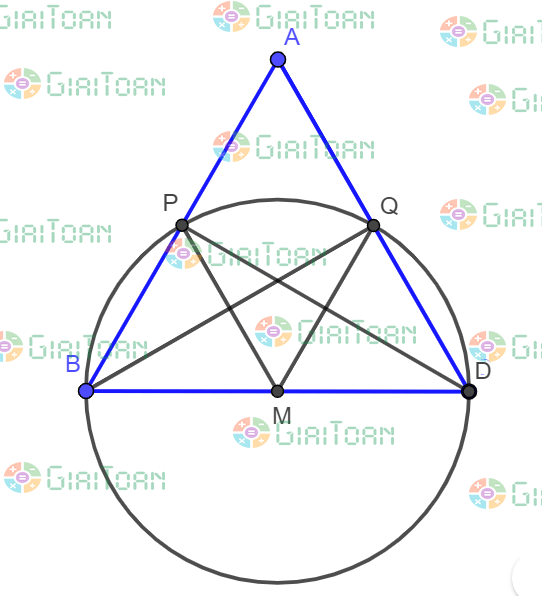 Chứng minh các điểm cùng nằm trên đường tròn