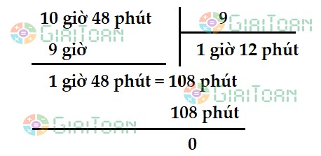 Cách chia số đo thời gian cho một số