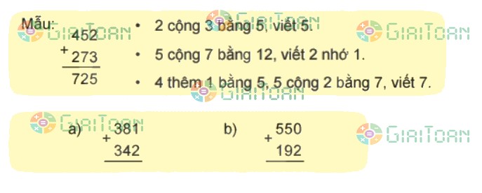 Bài 1 trang 84 Toán lớp 2 tập 2 SGK Kết nối tri thức với cuộc sống