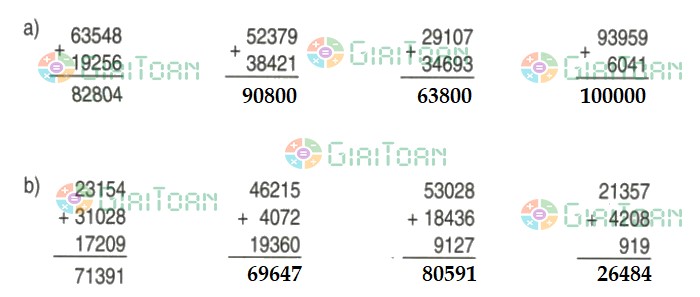 Bài 1 trang 156 Toán lớp 3