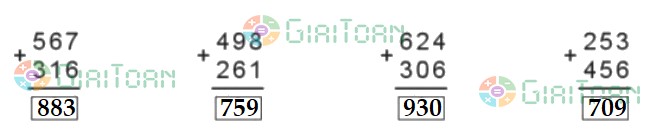 Bài 1 trang 68 Toán lớp 2 tập 2 SGK Cánh Diều