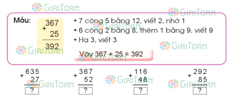 Bài 3 trang 69 Toán lớp 2 tập 2 SGK Cánh Diều