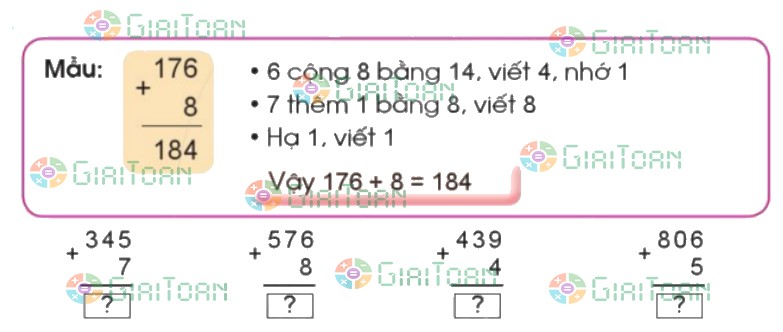 Bài 4 trang 69 Toán lớp 2 tập 2 SGK Cánh Diều