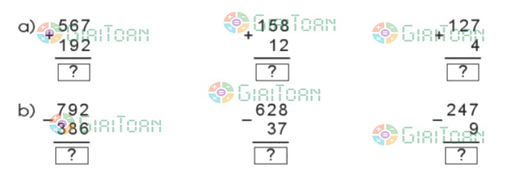 Bài 1 trang 74 Toán lớp 2 tập 2 SGK Cánh Diều