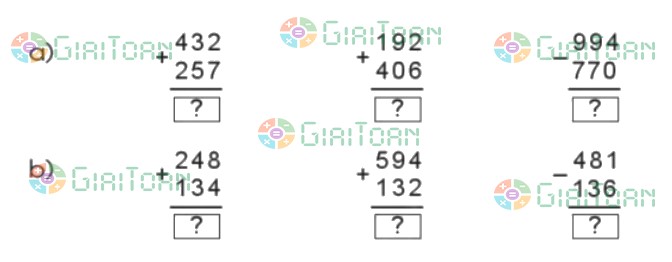 Bài 1 trang 76 Toán lớp 2 tập 2 SGK Cánh Diều