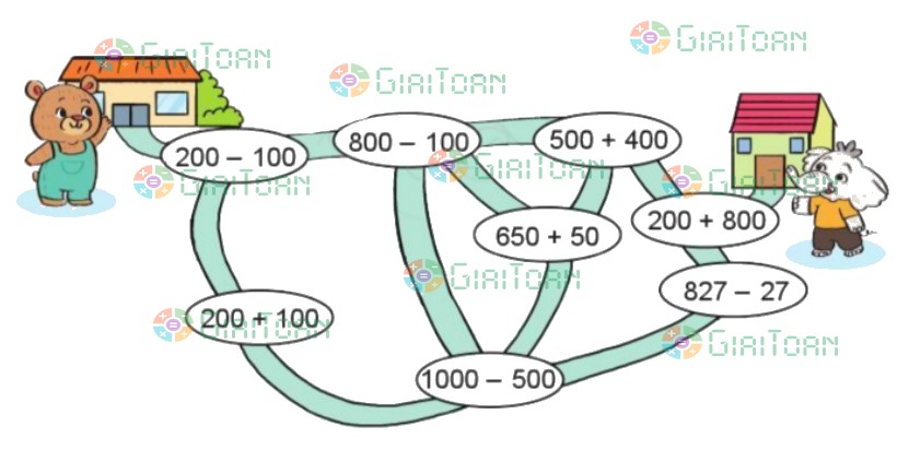 Bài 3 trang 76 Toán lớp 2 tập 2 SGK Cánh Diều