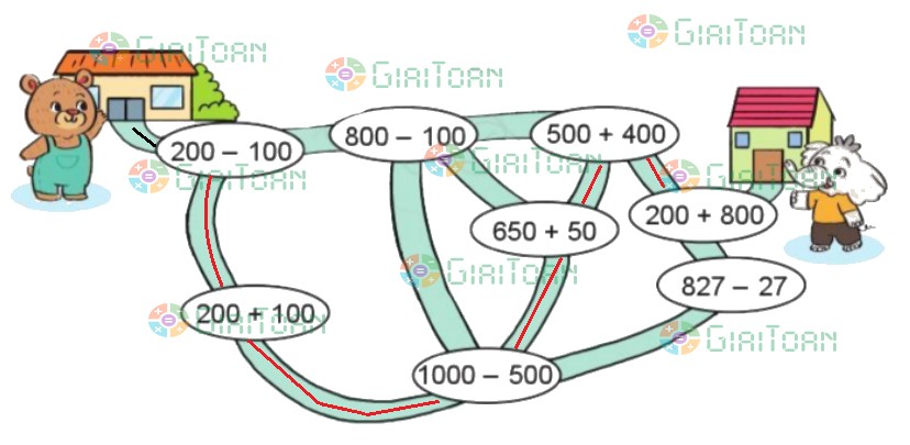 Bài 3 trang 76 Toán lớp 2 tập 2 SGK Cánh Diều