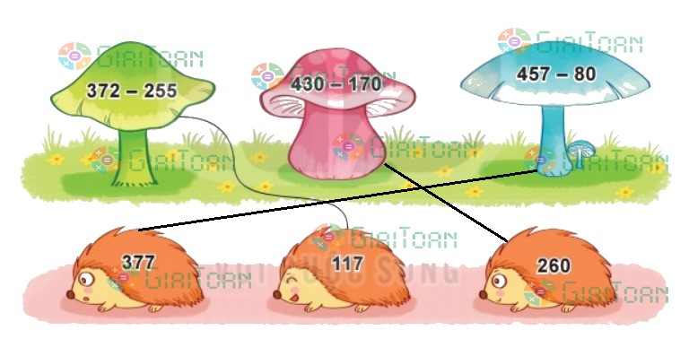 Bài 4 trang 96 Toán lớp 2 tập 2 SGK Kết nối tri thức với cuộc sống