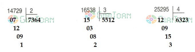 Bài 1 trang 164 Toán lớp 3