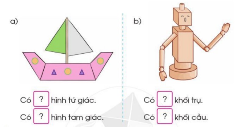 Giải bài Khối trụ  khối cầu VBT Toán 2  Chân trời sáng tạo  Vở bài tập  Toán 2  Chân trời sáng tạo