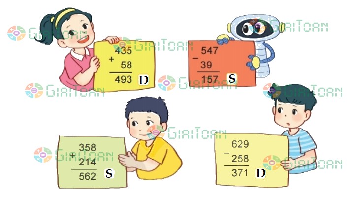 Bài 1 Toán lớp 2 trang 119 sách Kết nối tri thức với cuộc sống