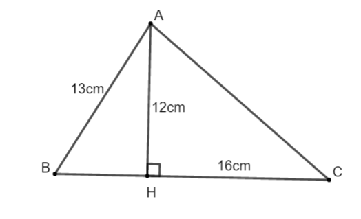 Cho tam giác nhọn ABC. Kẻ AH vuông góc với BC (H thuộc BC)