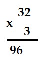 Luyện tập Nhân số có hai chữ số với số có một chữ số (không nhớ)