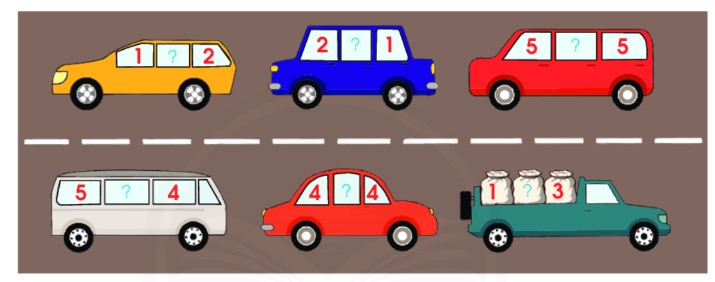 Bài 2 Toán lớp 1 trang 37 sách Chân trời sáng tạo