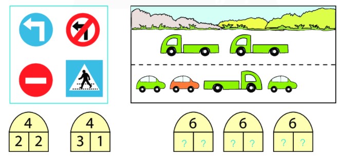 Bài 2 Toán lớp 1 trang 39 sách Chân trời sáng tạo