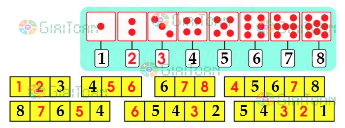 Bài 3 Toán lớp 1 trang 42 sách Chân trời sáng tạo