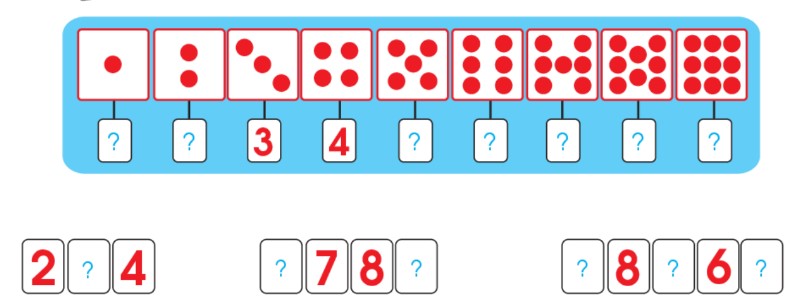 Bài 1 Toán lớp 1 trang 45 sách Chân trời sáng tạo