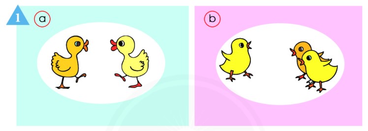 Bài 1 Toán lớp 1 trang 55 sách Chân trời sáng tạo